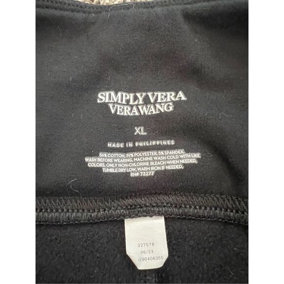 Simply Vera Vera Wang XL fleece lined leggings - Picture 6 of 9